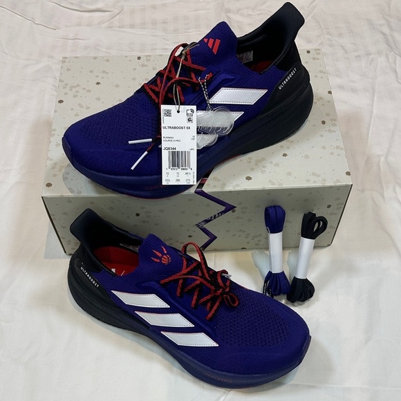 adidas Other - [MEN] ADIDAS x RAPTORS 30th Anniversary Ultraboost 5X Sneakers | Purple Red 10.5